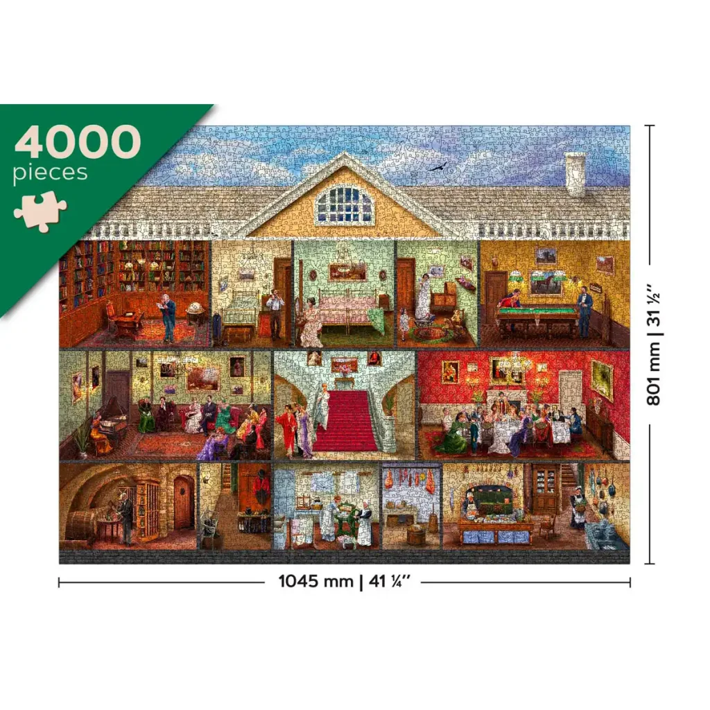 Manoir Victorien Puzzle en Bois 4000 Pièces 5