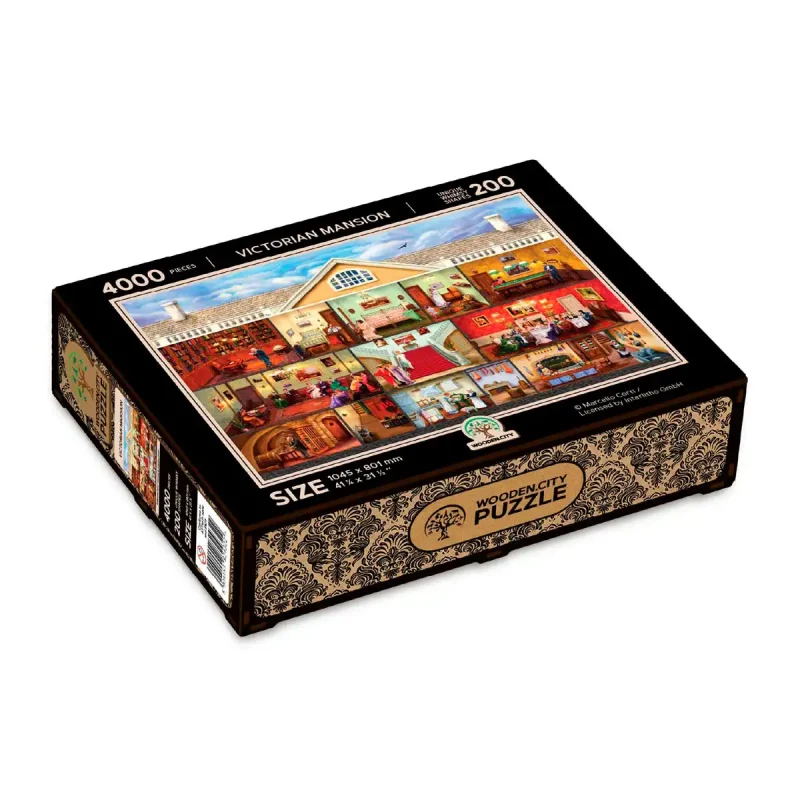 Wooden Puzzle 4000 Victorian Mansion 6