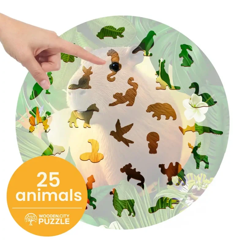 Wooden Puzzle 250 Capybara 6