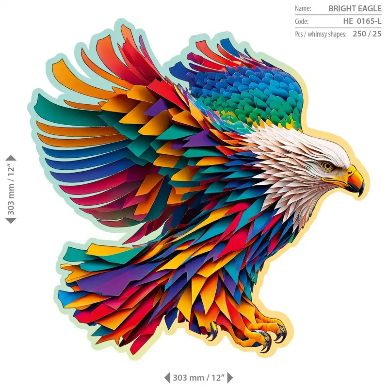 Wooden Puzzle 250 Bright Eagle 6