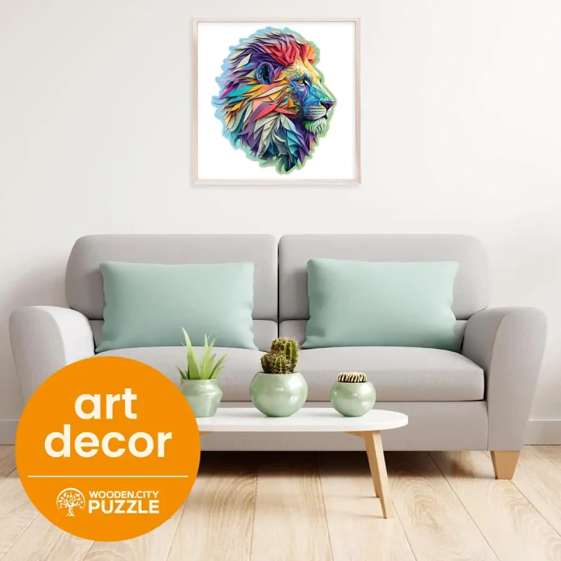 Wooden Puzzle 250 Modern Lion 2