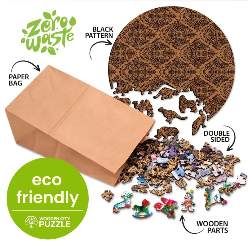 Wooden Puzzle 250 Horse & Eagle 3