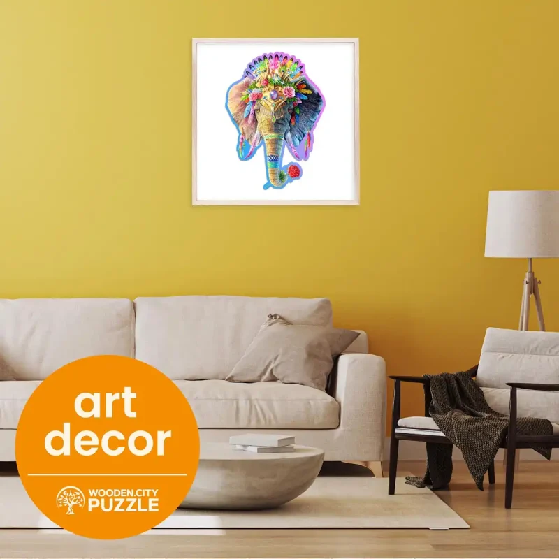 Wooden Puzzle 250 Elegant Elephant 2