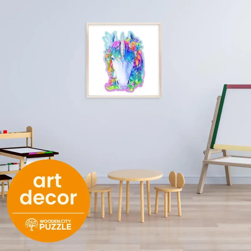 Wooden Puzzle 150 Stylish Unicorn 2