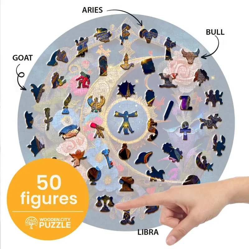 Wooden Puzzle 500 Flower Moon 5