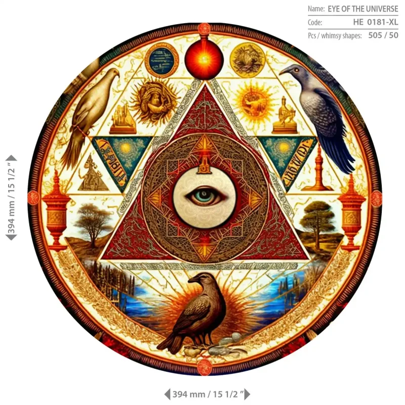 Wooden Puzzle 500 Eye Of The Universe 6