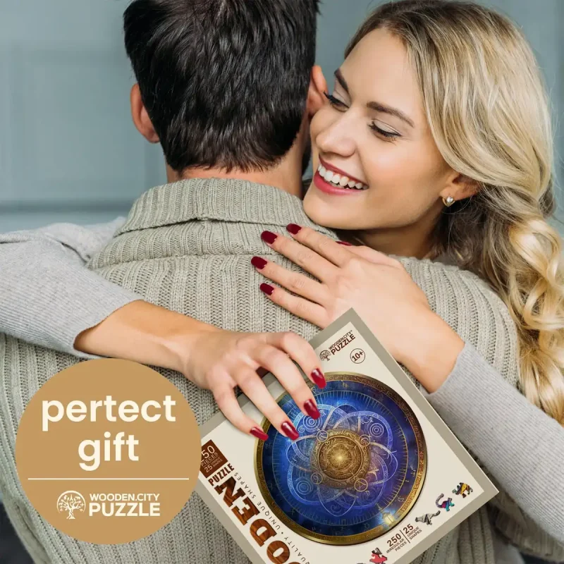 Wooden Puzzle 250 Blue Zodiac 1