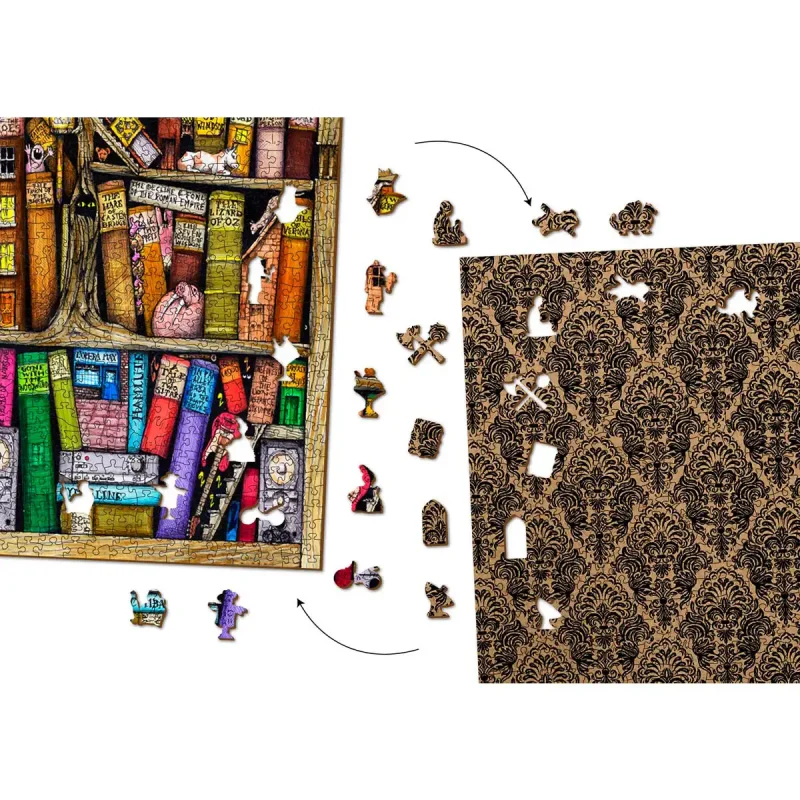 Wooden Puzzle 4000 Bookshelf 6