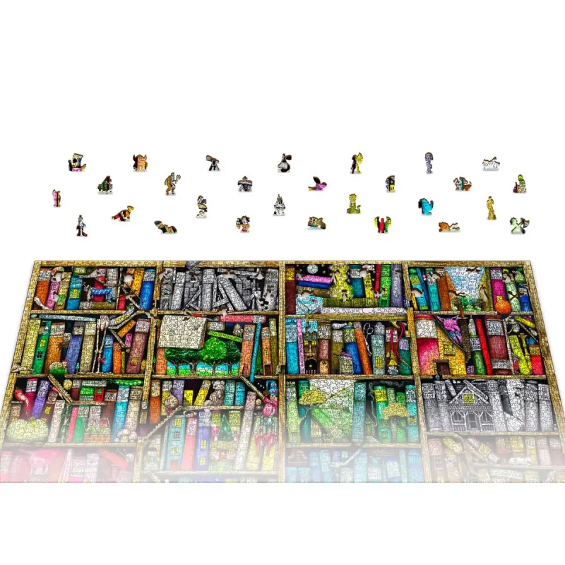 Wooden Puzzle 4000 Bookshelf 8