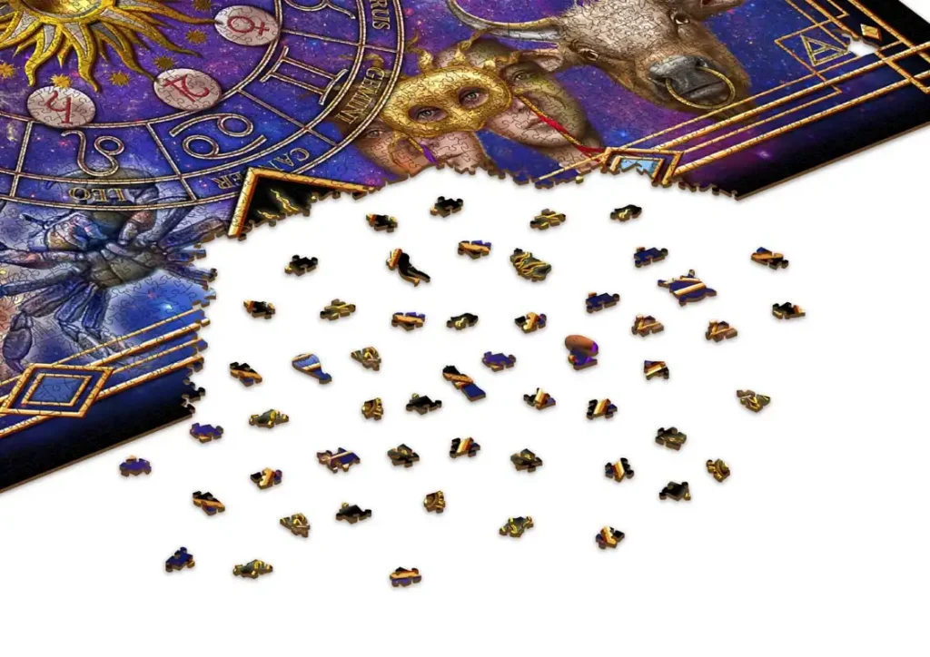 Montage du Zodiaque Puzzle en Bois 4000 Pièces Opis 3