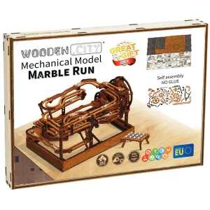 3D Wooden Puzzle - Marble Run 4