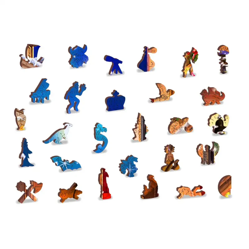 Wooden Puzzle 4000 Christmas Street 4