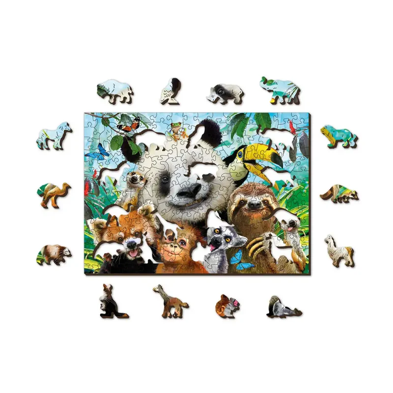 Wooden Puzzle 200 Welcome To The Jungle 2
