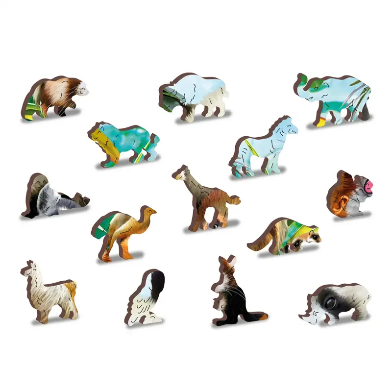 Wooden Puzzle 200 Welcome To The Jungle 5