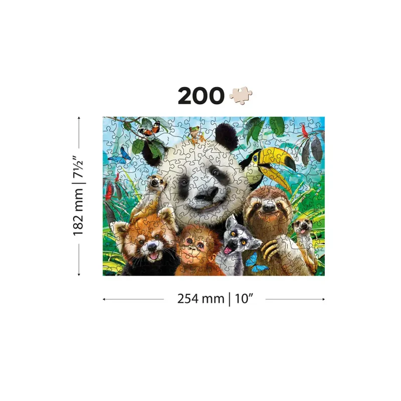 Wooden Puzzle 200 Welcome To The Jungle 6