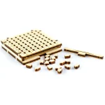 Wooden Puzzle 3D Game Checkers 5