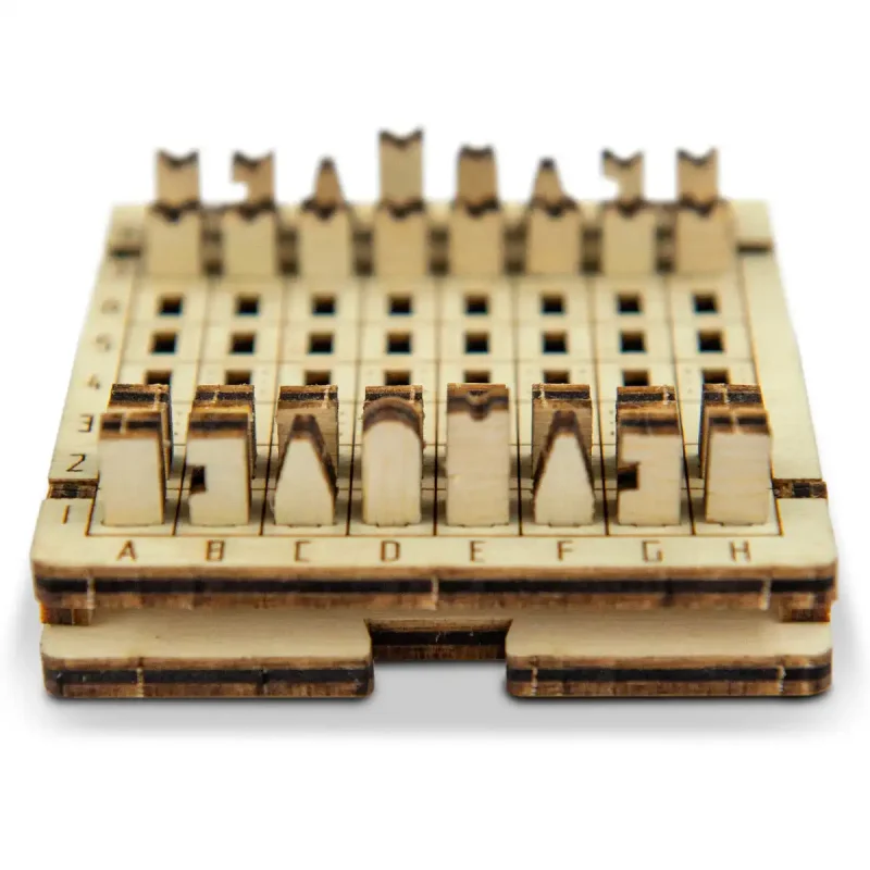 Wooden Puzzle 3D Game Chess 8