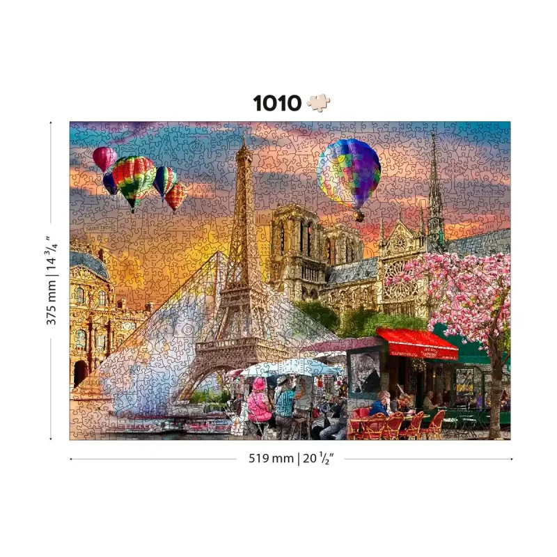 Wooden Puzzle 1000 Spring In Paris 12