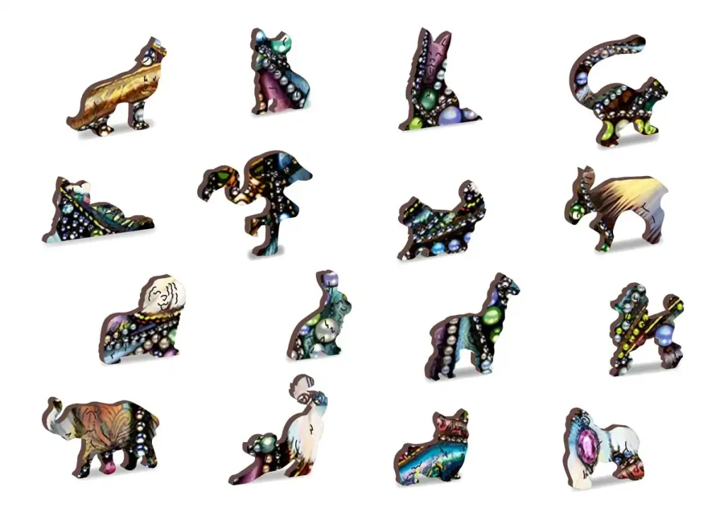 kształcie zwierząt 250 The Jeweled Cat opis 3