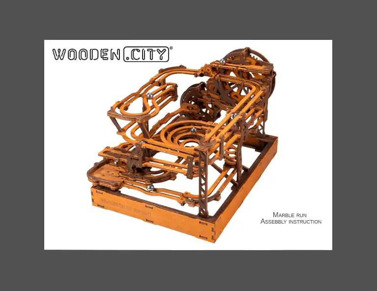 3d Wooden Puzzle Marble Run Manual