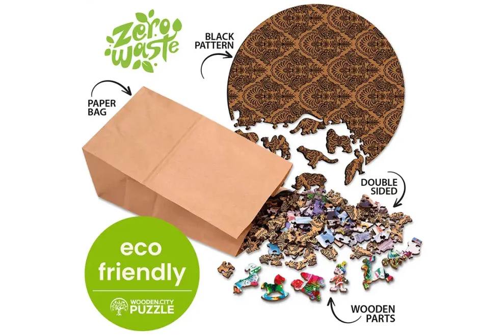 Wooden Puzzle 150 Gaudy Cougar opis 4