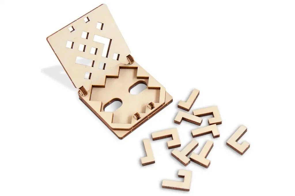 Puzzle 3D drewniane - Wąż opis 2