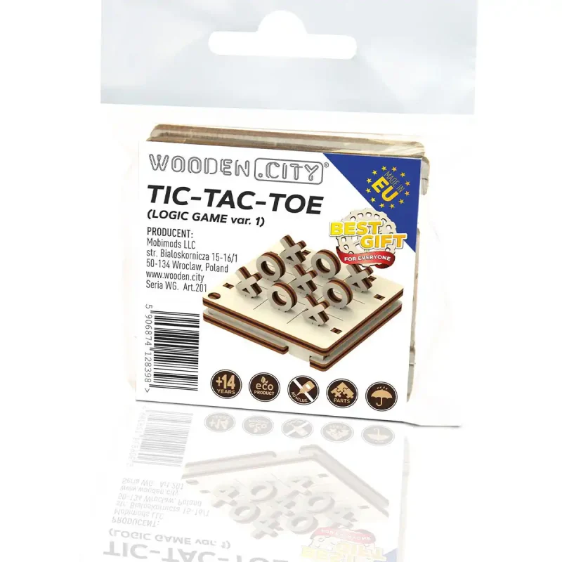 Wooden Puzzle 3D Game Tic Tac Toe 1 9