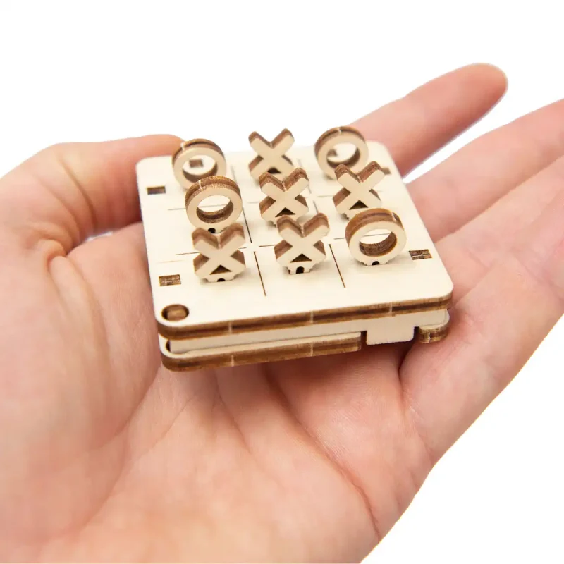 Wooden Puzzle 3D Game Tic Tac Toe 1 1