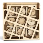 Wooden Puzzle 3D Game Tic Tac Toe 2 5