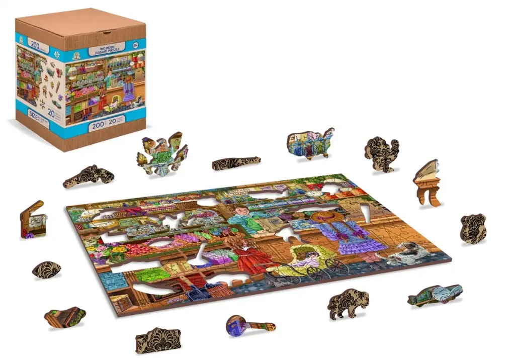 Puzzle bois animaux 200 Animaux fous Opis 2