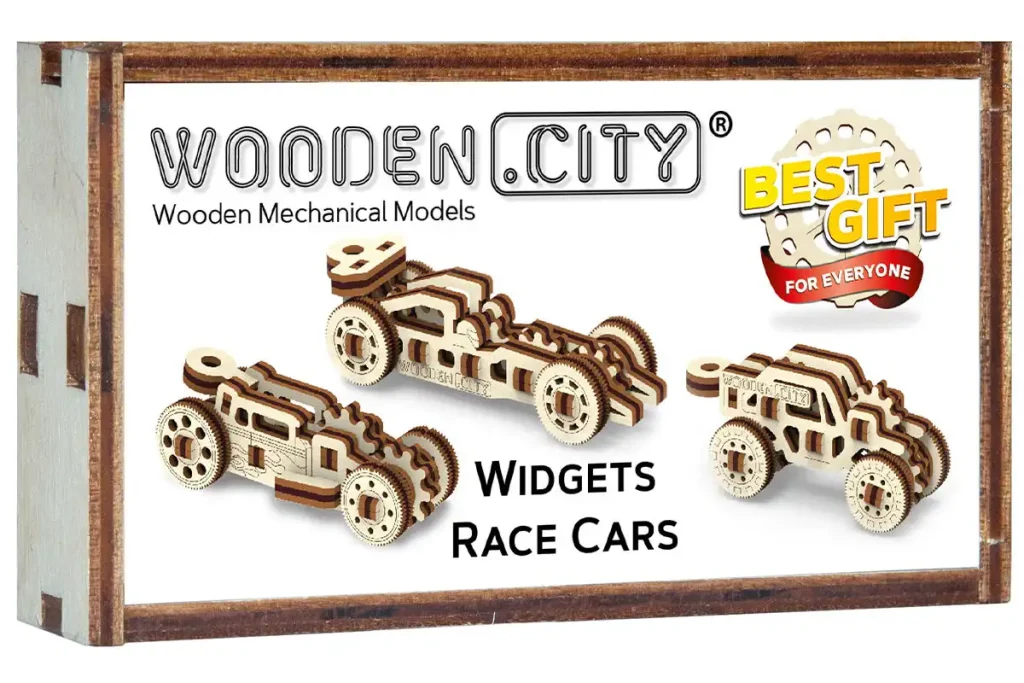 Wooden Puzzle 3D Car Widgets Race Cars Opis 4