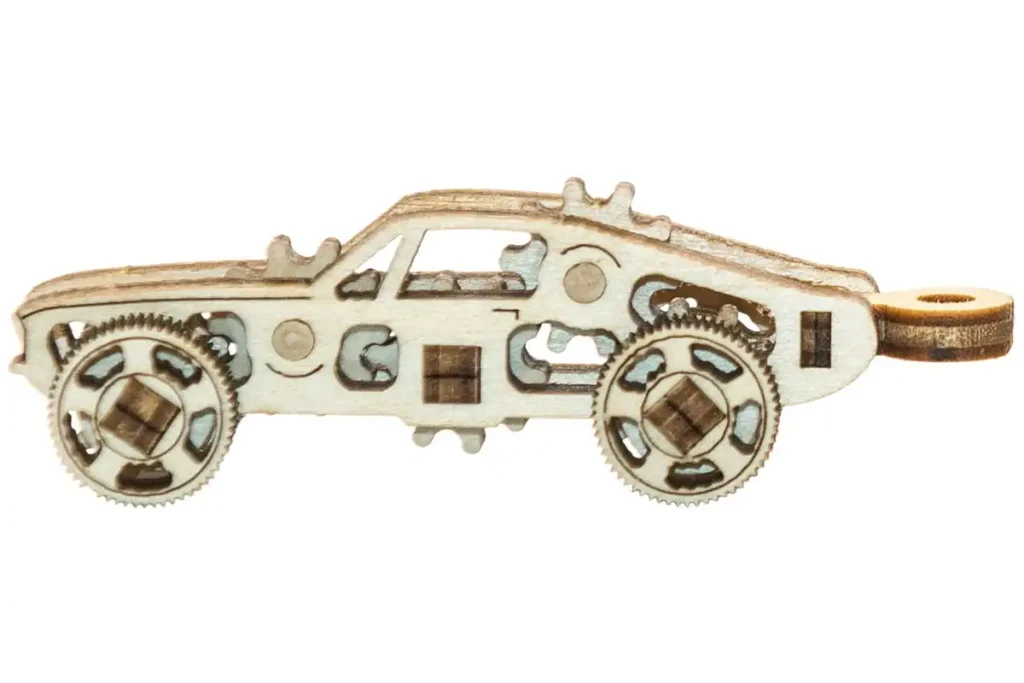 Puzzle 3D drewniane - Samochody Sportowe Opis 3