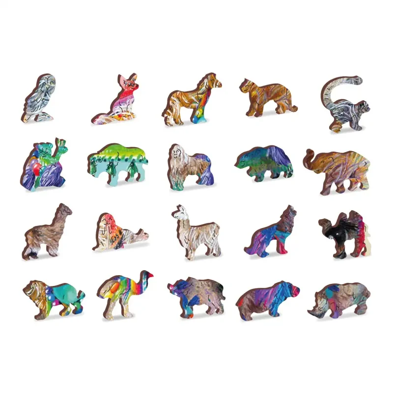 Wooden Puzzle 250 Mystic Alpaca 6