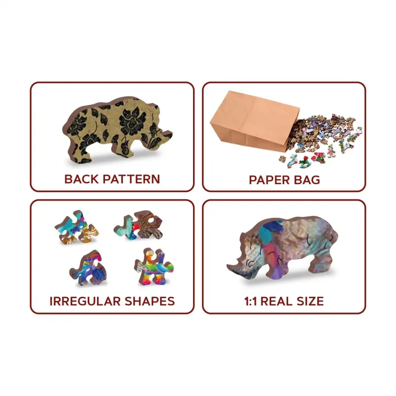 Wooden Puzzle 250 Mystic Alpaca 5