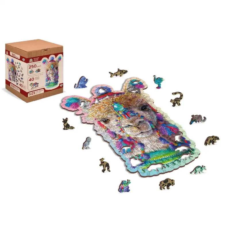 Wooden Puzzle 250 Mystic Alpaca 2