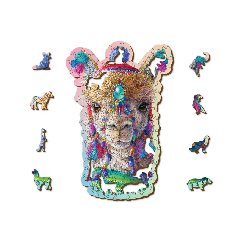Wooden Puzzle 130 Mystic Alpaca 8