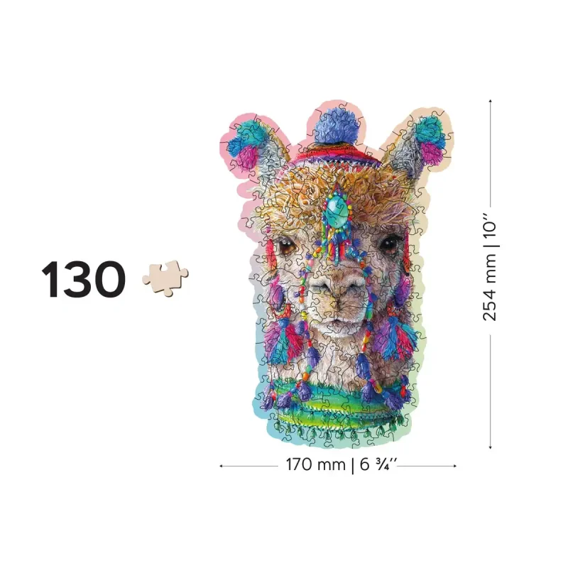 Wooden Puzzle 130 Mystic Alpaca 7