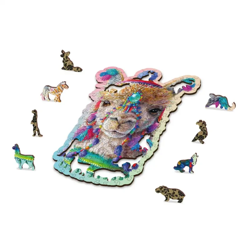 Wooden Puzzle 130 Mystic Alpaca 3