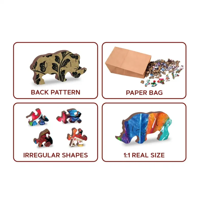 Wooden Puzzle 250 Mystic Fox 5