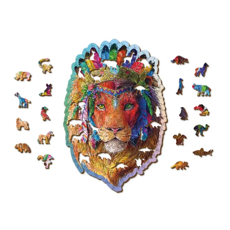 Wooden Puzzle 250 Mystic Lion 8