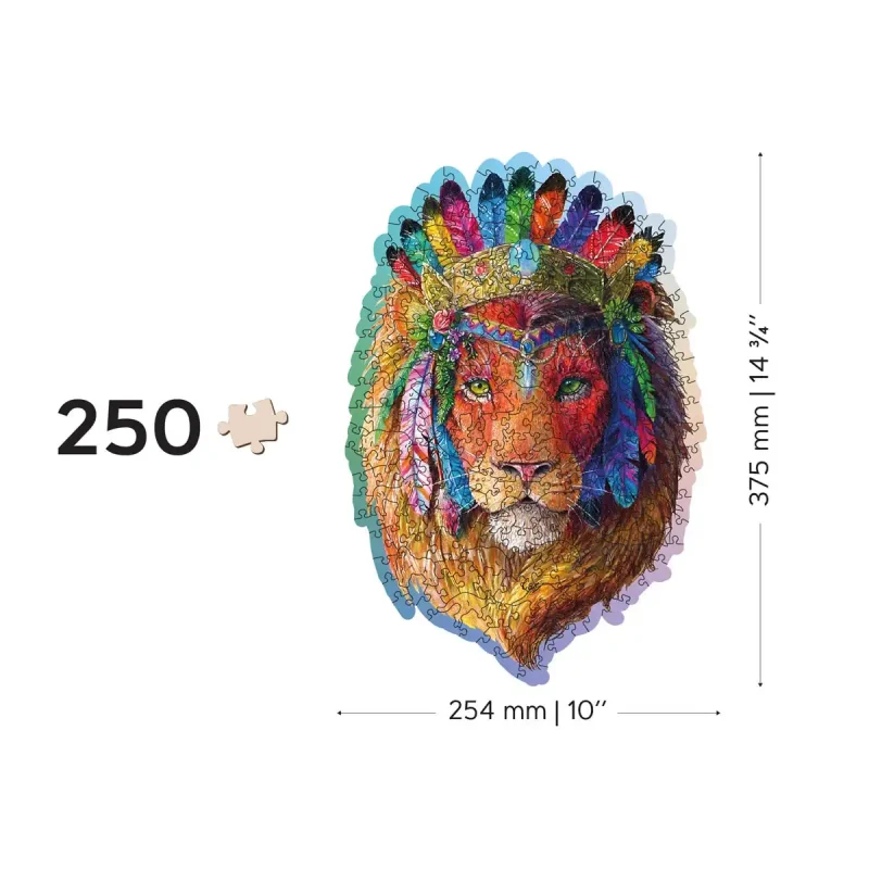 Wooden Puzzle 250 Mystic Lion 7
