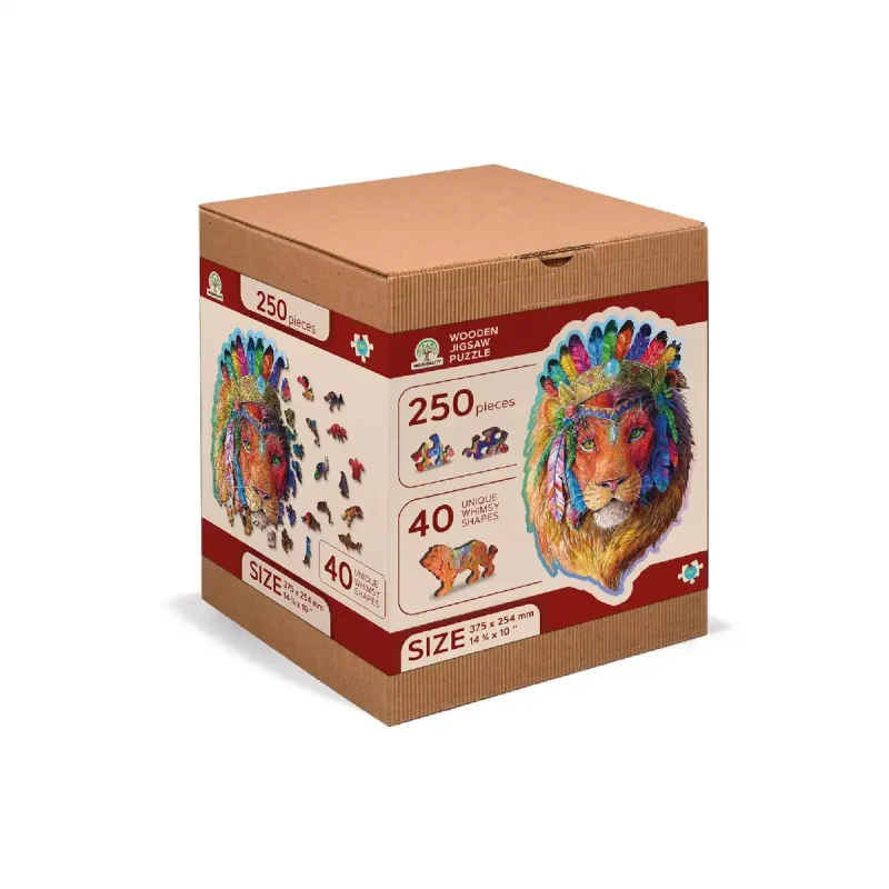 Wooden Puzzle 250 Mystic Lion 4