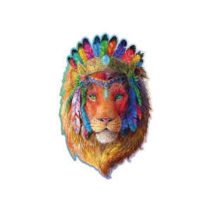 Wooden Puzzle 500 Mystic Lion 9