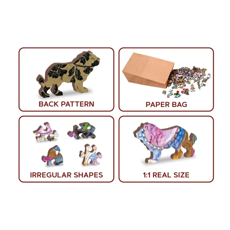 Wooden Puzzle 250 Mystic Tiger 5