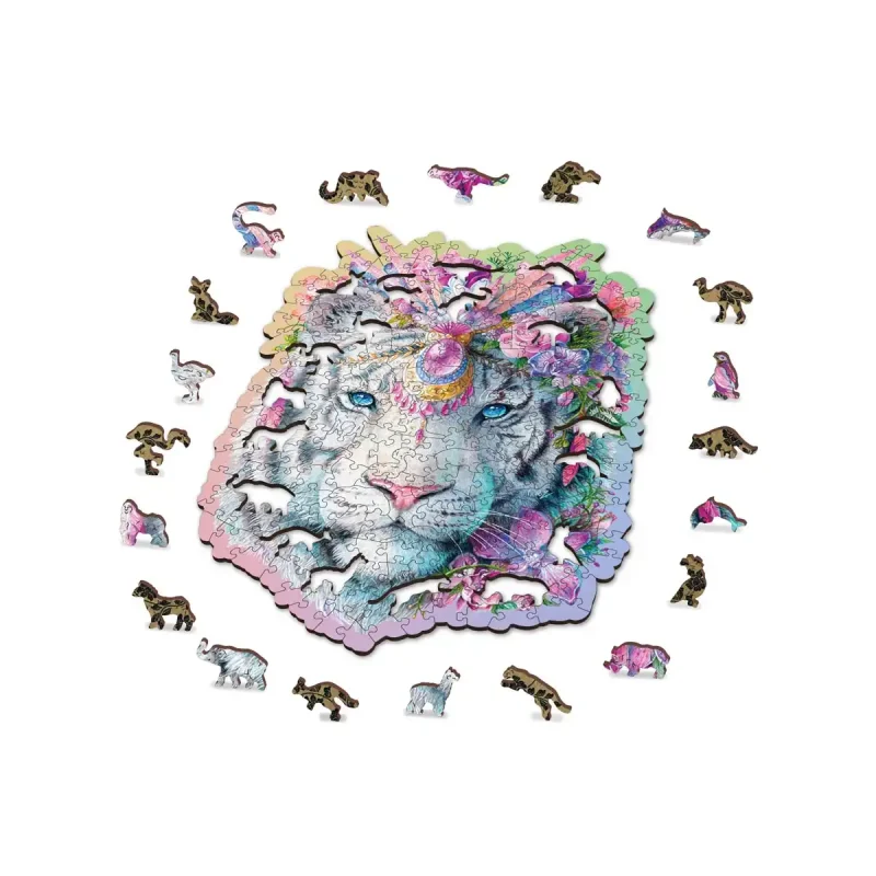 Wooden Puzzle 250 Mystic Tiger 3