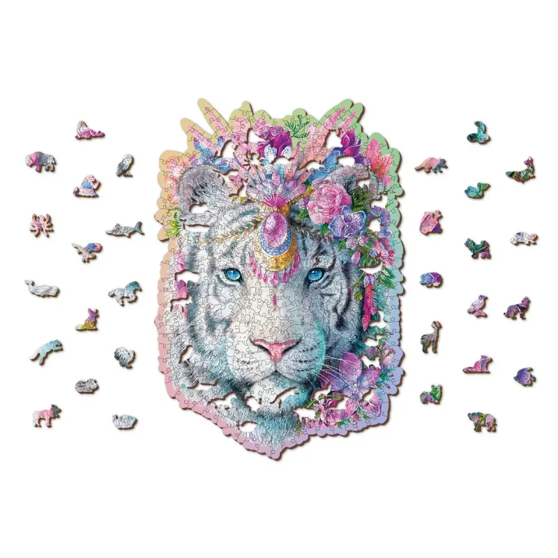 Wooden Puzzle 500 Mystic Tiger 8