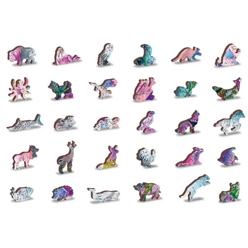 Wooden Puzzle 500 Mystic Tiger 6