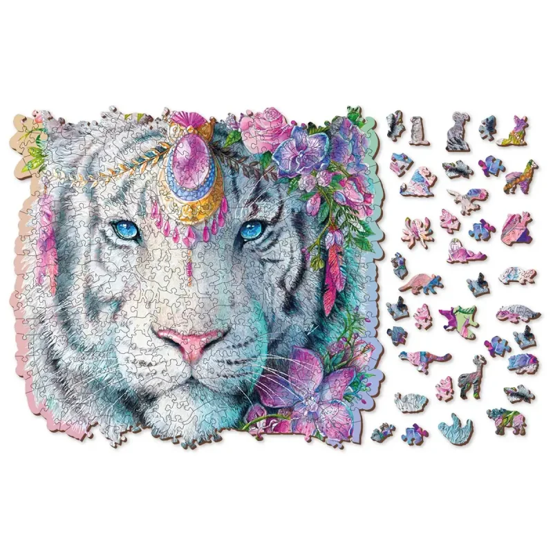 Wooden Puzzle 500 Mystic Tiger 1