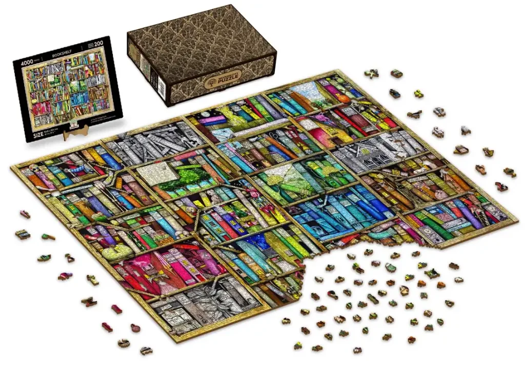 Bibliothèque Puzzle en Bois 4000 Pièces Opis 9