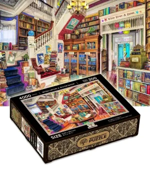 Wooden Puzzle 4000 Wish Upon A Bookshop 7